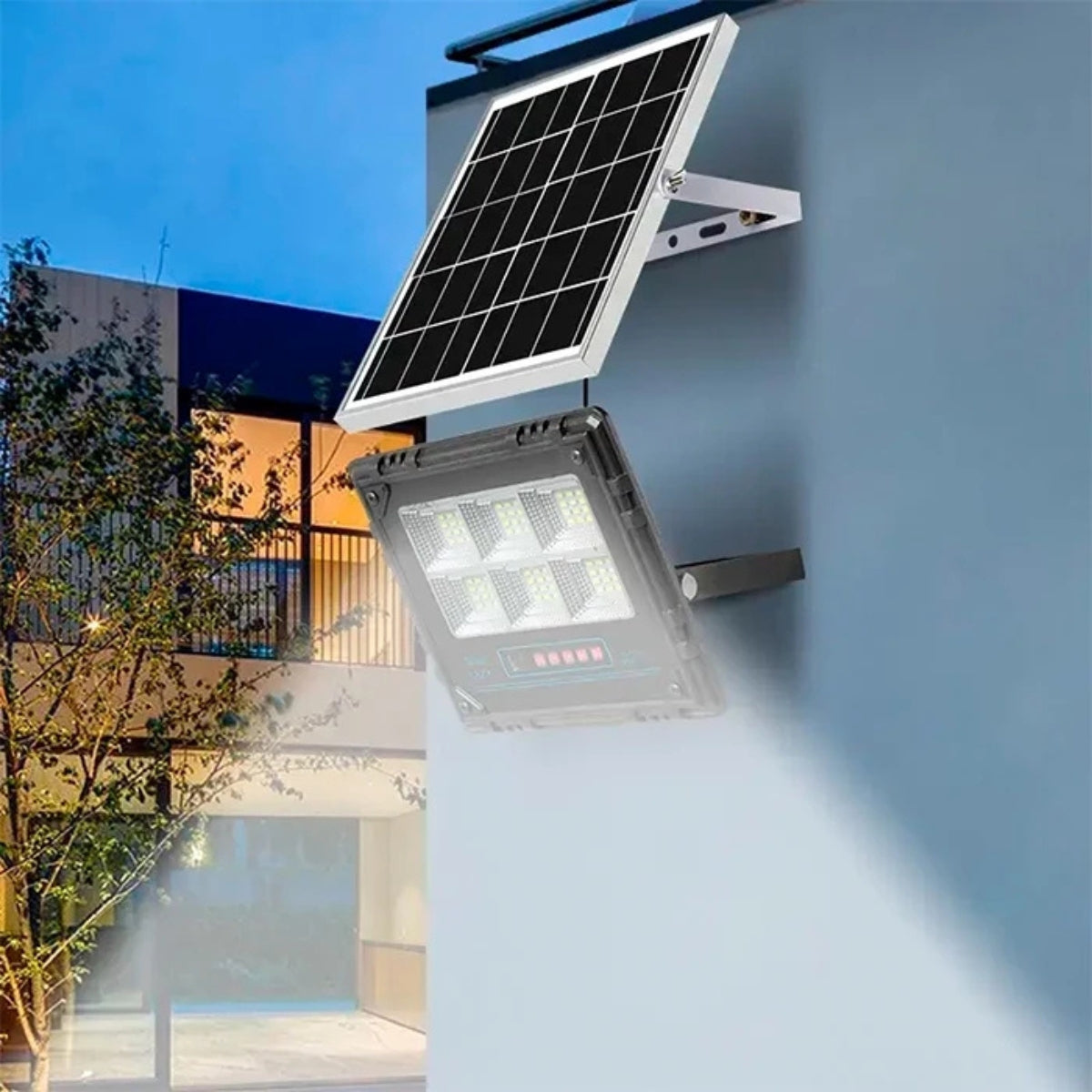 Lámpara Solar Estrella Con Panel Solar Monocristalino y Batería LiFePO4 para Iluminación Exterior Eficiente y Sostenible - 150W / 280W / 350W / 450W / 660W
