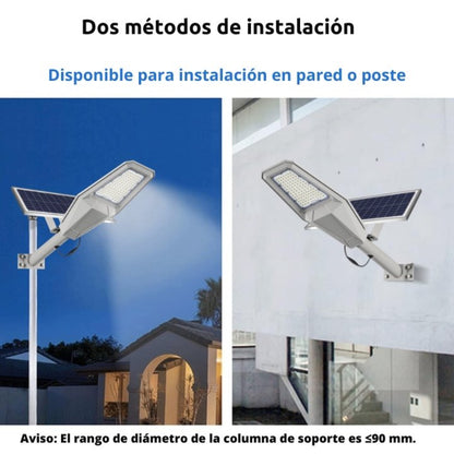 Lámpara Solar Con Panel Solar Monocristalino y Batería LiFePO4 para Iluminación Exterior Eficiente y Duradera- 200W / 600W / 1000W