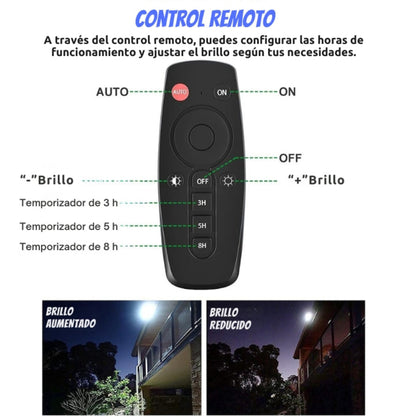 Reflector Solar LED de Alta Potencia Con Panel Fotovoltaico Monocristalino y Batería LiFePO4 para Iluminación Exterior Eficiente y Ecológica – 500W / 1000W / 2000W / 3000W / 5000W