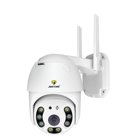 Cámara de Vigilancia Tipo Domo para Seguridad, 3MP con Visión Nocturna a Color, Codificación H.265, Audio Bidireccional, Detección Inteligente y Conectividad Wi-Fi IP66, para Interior o Exterior