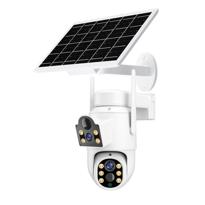 Cámara de Vigilancia Solar de Bajo Consumo para Seguridad con Detección PIR, Codificación H.265X, Visión Nocturna IR-CUT, Almacenamiento en la Nube y Conectividad Wi-Fi