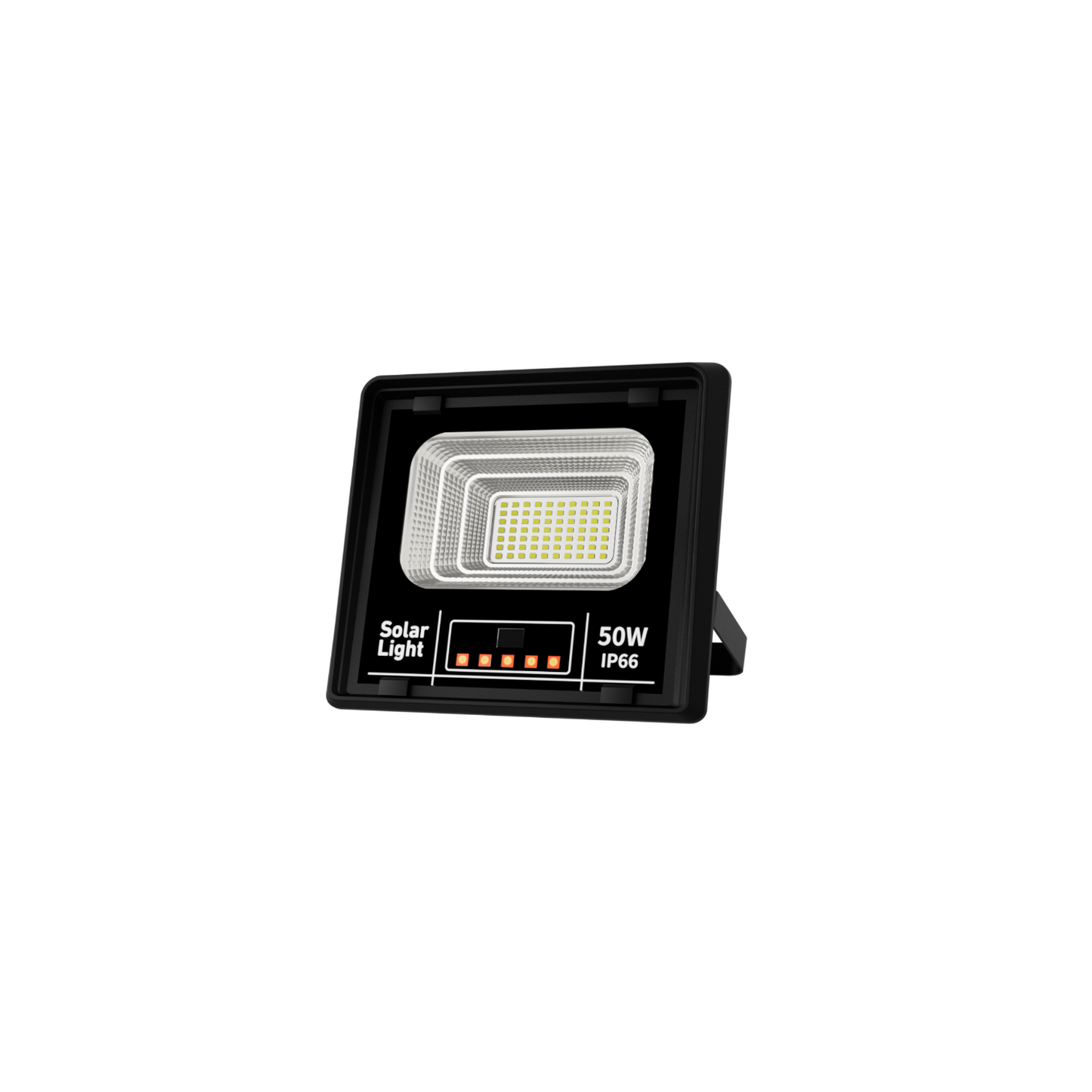 Reflector Solar LED de Alta Potencia Con Panel Fotovoltaico Policristalino, Batería LiFePO4 y Control Remoto para Iluminación Exterior Eficiente – 50W / 100W / 200W / 300W / 500W
