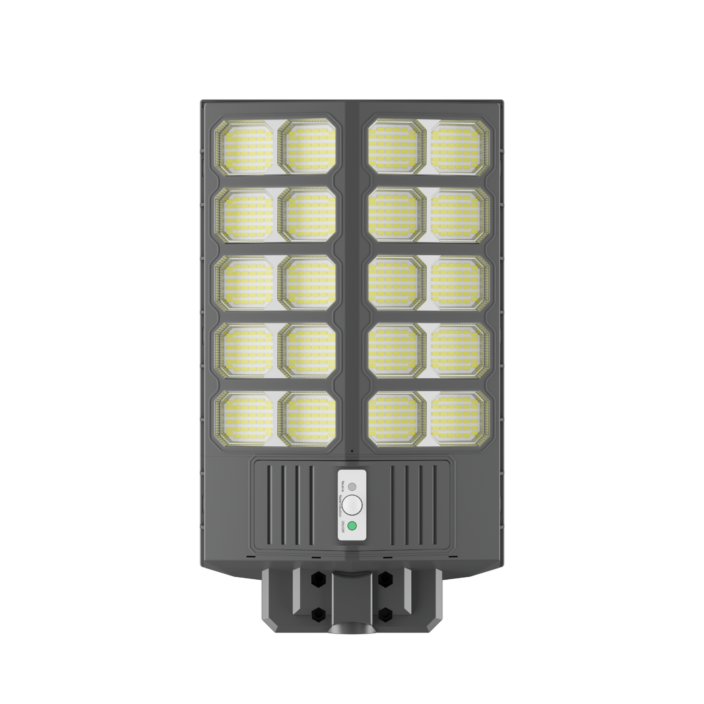 Lámpara Solar LED de Alta Potencia – Con Panel Solar Policristalino, Batería LiFePO4 y Sensores Inteligentes para Iluminación Exterior Eficiente – 2000W / 2400W