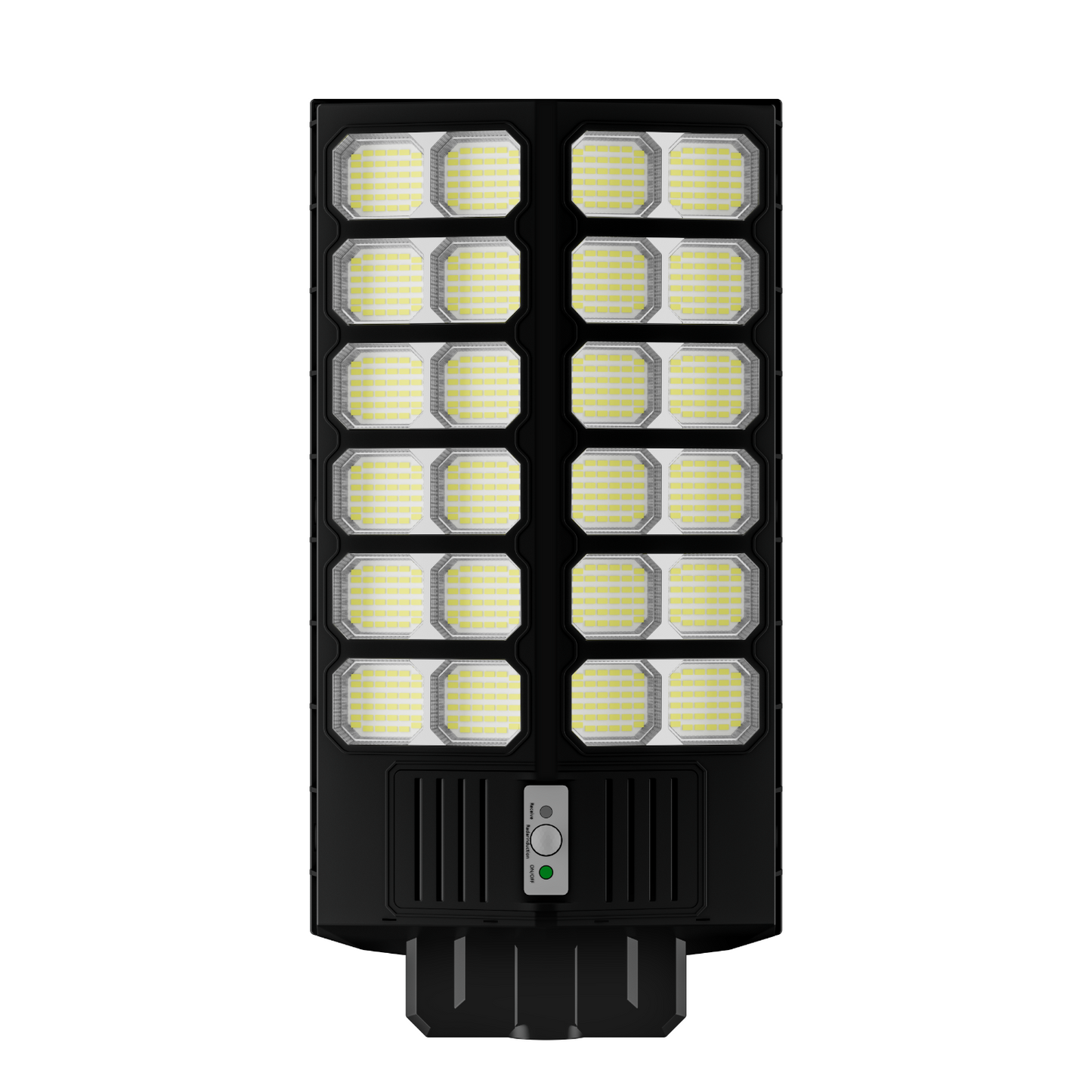 Lámpara Solar LED de Alta Potencia – Con Panel Solar Policristalino, Batería LiFePO4 y Sensores Inteligentes para Iluminación Exterior Eficiente – 2000W / 2400W