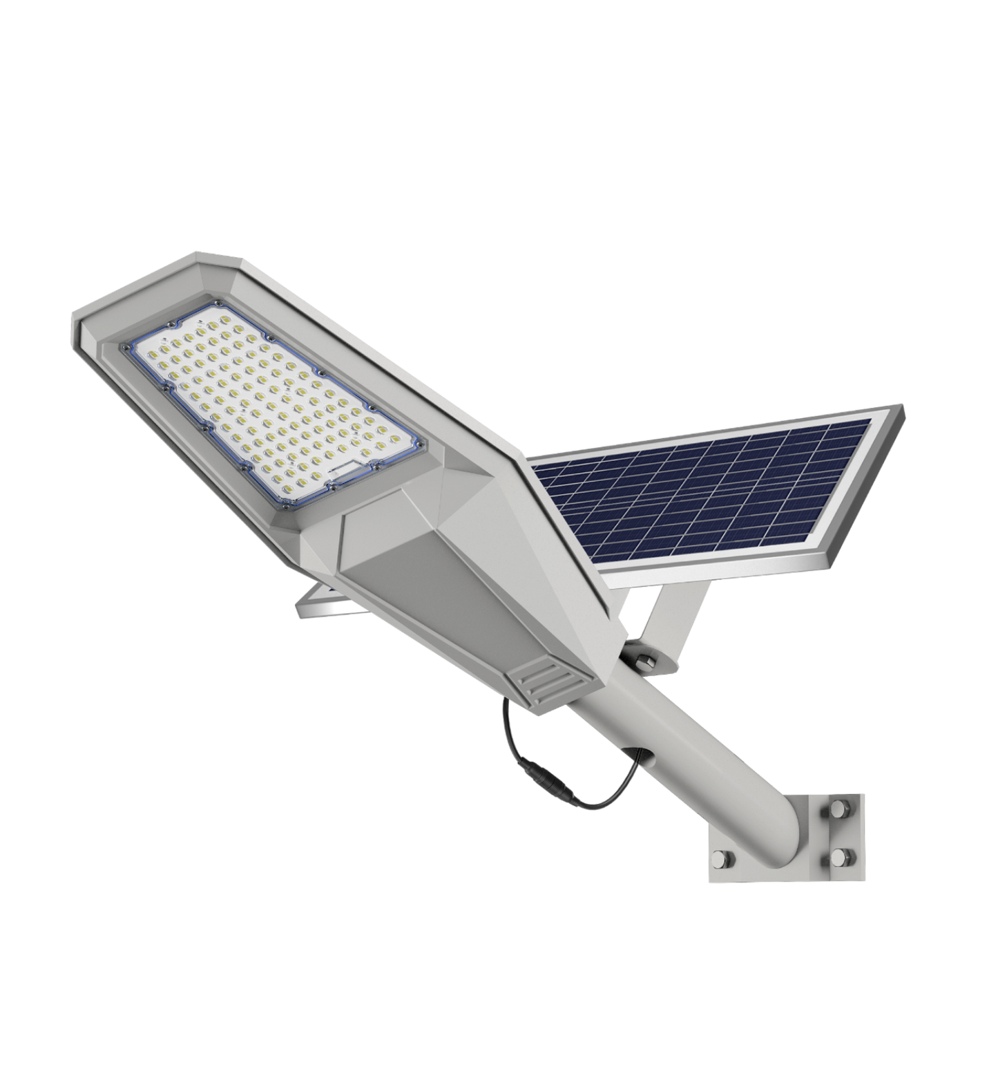 Lámpara Solar JT-ZJ 1050W 1550W 1750W con Panel Solar Monocristalino, Batería LiFePO4 y Control Remoto para Iluminación Exterior IP67